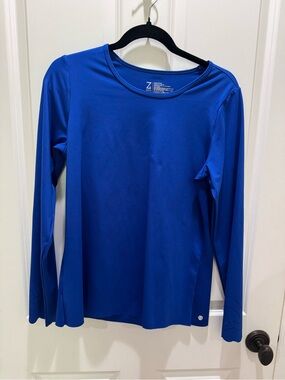 Zella Long Sleeve Performance Top - Blue
